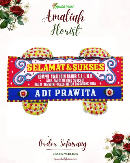 Papan Bunga Ucapan Selamat Klakeh